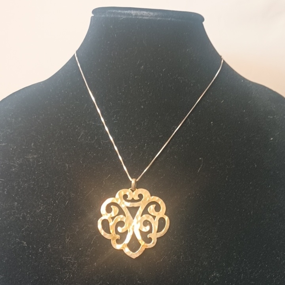 Sterling Silver "Eden"  Necklace By Silpada